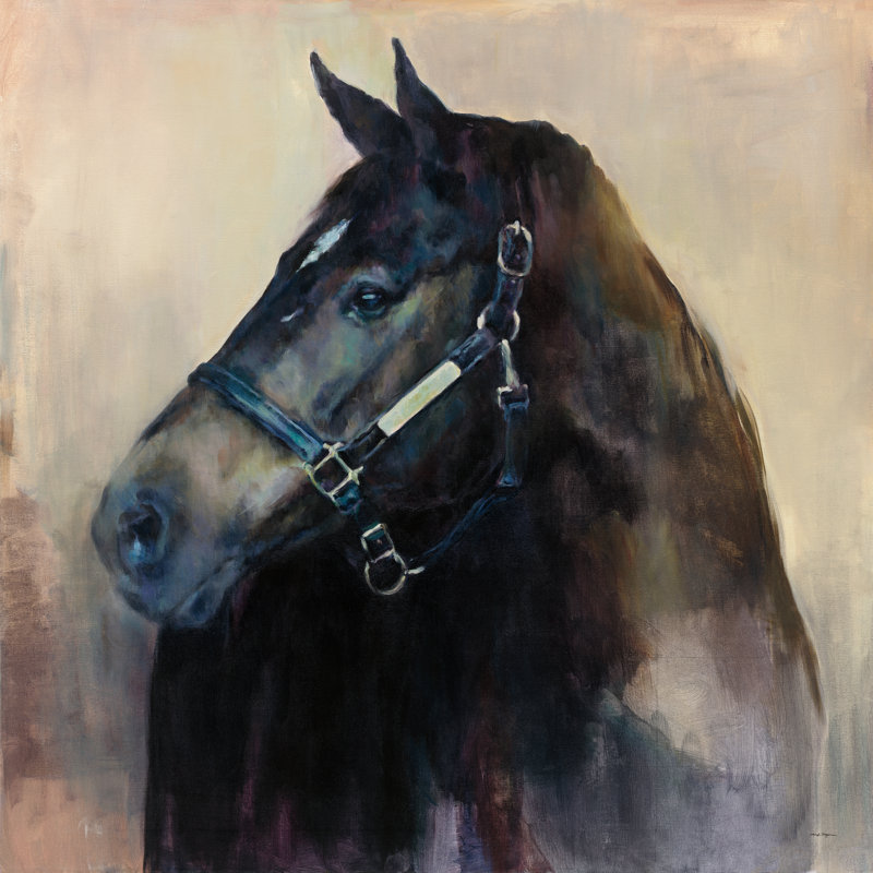" Ritzy " by Marilyn Hageman Painting Print, Yes, 30" H x 30" W, Maple Framed Print