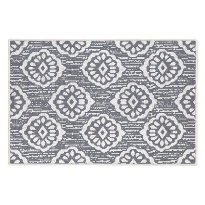 Owenby Geometric Non-Skid Kitchen Mat
