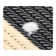 Geometric Black and Beige Outdoor Rugs with Cross Pattern