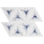 Ako 5" Triangle Marble Micro Mosaic Tile-176846694