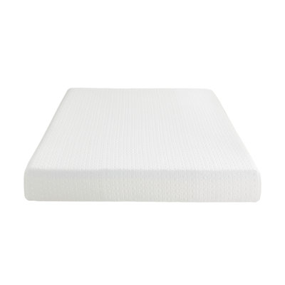 Matelas en mousse de gel pleine grandeur - Tissu blanc ferme de 8 po qui améliore la flexibilité de jeu de 8 po