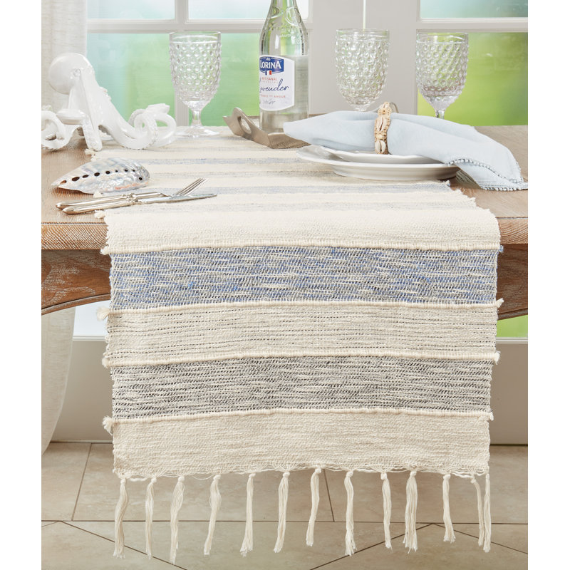 Rectangular Striped Table Runner