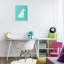  «Blush Rabbit on Blue», estampe numérique par Jessica Beck-1756669057-1756669071