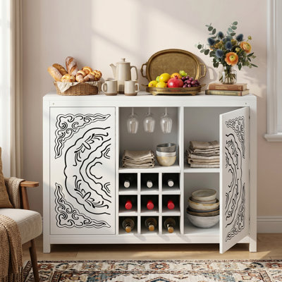 Bar moderne 47 "avec porte-bouteilles et rangement