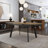Lizzy Extendable Dining Table with end leaves