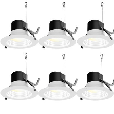Plafonniers encastrés commerciaux 6 "à DEL 27W / 19W / 13W 5CCT réglables 120-347V