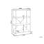 New Fairfield 122 cm H x 80 cm W Steel Etagere Bookcase