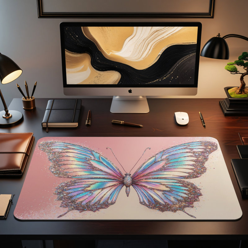 Polyester Desk Pad, 23.6x13.8
