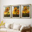 FLORAL Series CDXCVII - Impression personnalisée de qualité supérieure avec passe-partout - 3 pièces-302770693-302770697