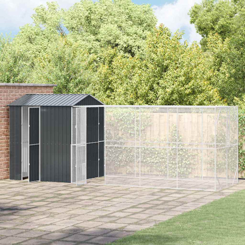 247cm Galvanised Steel Floor Bird Cage