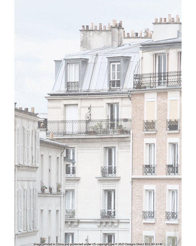 " Paris Apartments ", 12" H x 8" W
