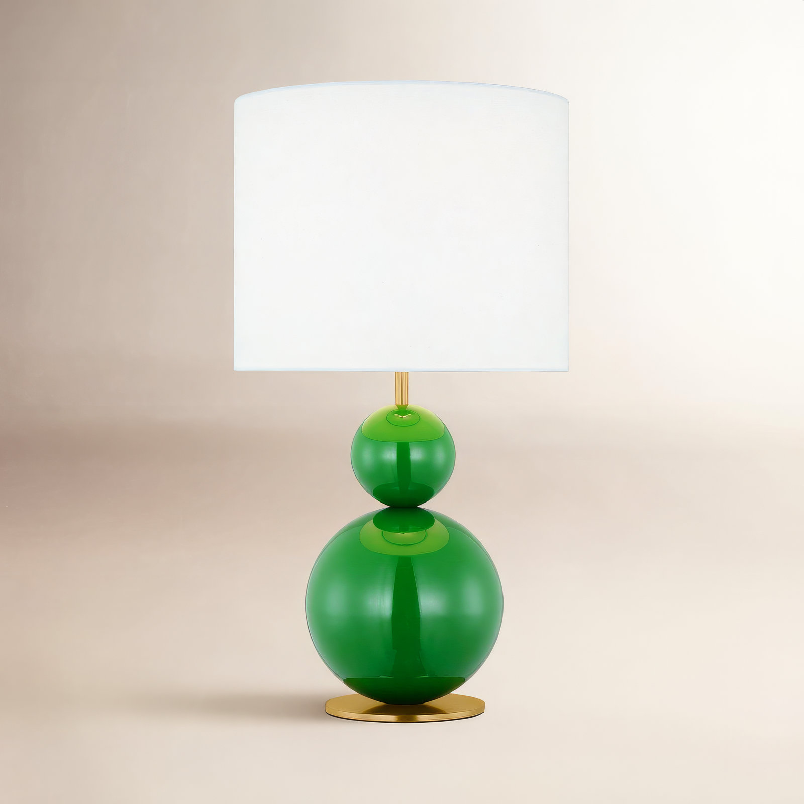 Anthony Metal Table Lamp, Green