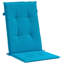 Ensemble de 4 coussins de chaise d'extérieur 100% polyester bleu-195900184-195900185