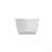 59 Inch Solid Surface Soaking Bathtub - Deep Soak Freestanding Tub