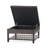 Rectangle Tufted Upholstered PU Ottoman