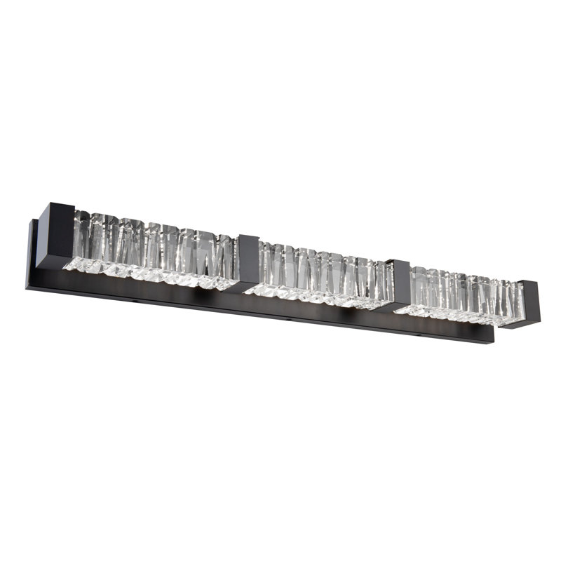 1 - Light LED Vanity Light, Black