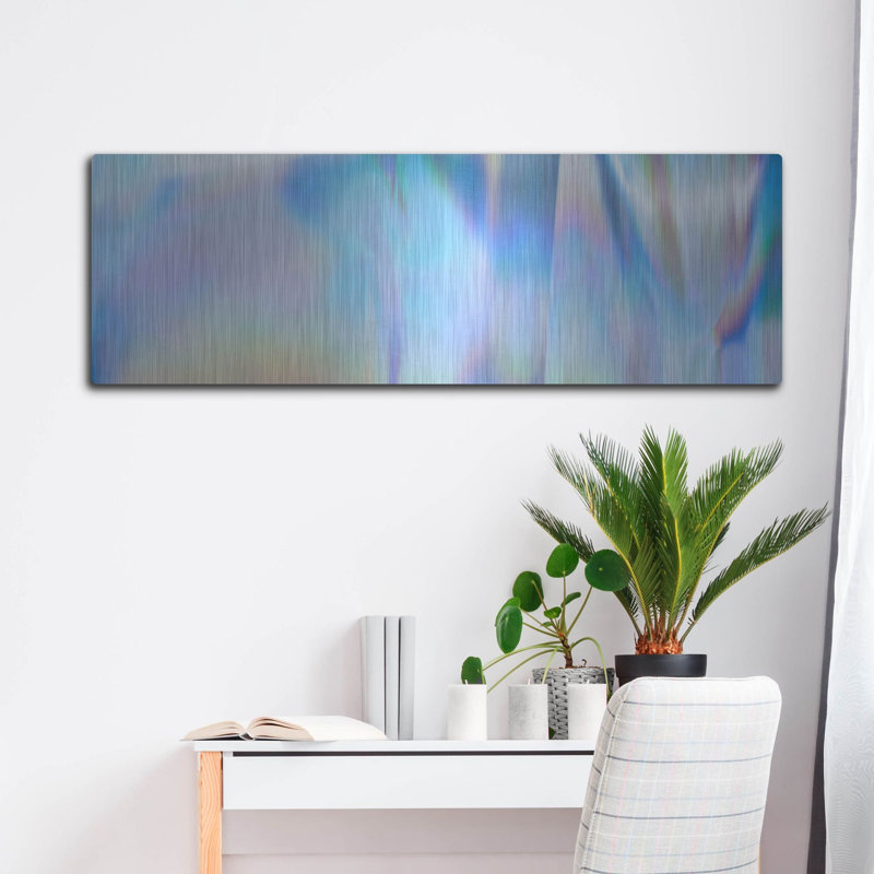 Latitude Wall® «Foggy Jeudi» par Luxe Portfolio, art mural en métal, H 16 po x l 48 po