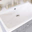 Meuble-lavabo simple autoportant 24 po avec plateau intégré en céramique blanche 24 po-695847725