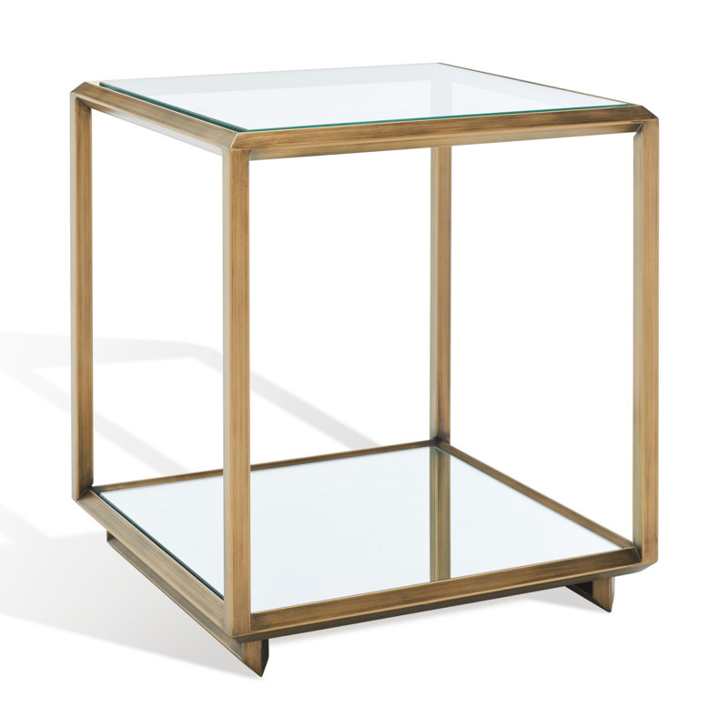 Florabella Glass End Table
