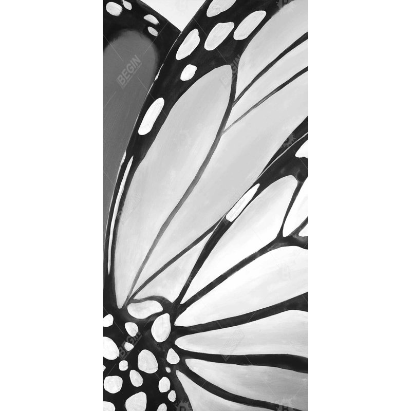 Monarch wings closeup - 15.75"x31.50" Desk mat