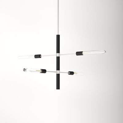 Christopher 4 - Light Metal Sputnik Chandelier