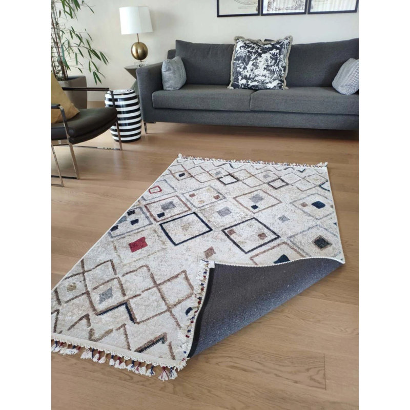 Tapis Toscana avec envers antidérapant, Carré 3 pi 3 po