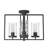 Kuhle Glass Semi Flush Mount