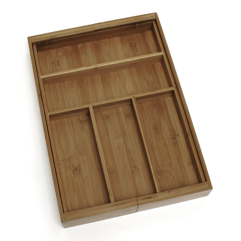 Siren Adjustable Flatware & Kitchen Utensils Drawer Organizer