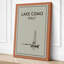 Lake Como Sailing Minimalist - Wrapped Canvas-1731371351-1731371375
