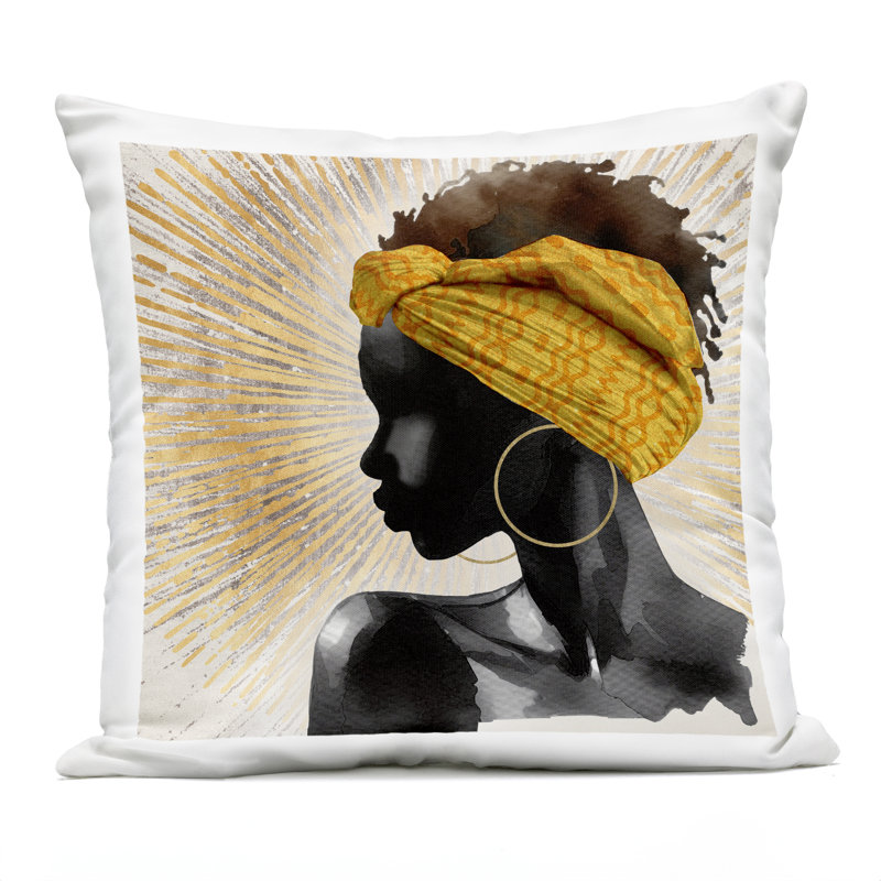 Coussin extérieur Golden Sunburst Profile