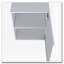 Armoire murale blanche 1 porte-499889786