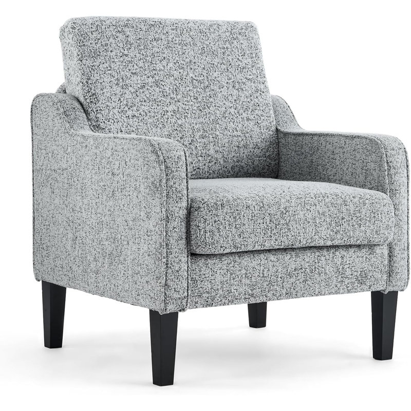 Fauteuil de 29,9 po de largeur Amaryia, Warm Gray Linen Blend