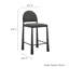 Hayley Upholstered Fabric Counter Stool In Black Leaf-109758074-109758075