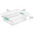 Sterilite Large Clip Storage Box, 12 Pack, and Small Clip Storage Box, 6 Pack