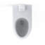 Tornado Flush Commercial Flushometer Wall-Mounted Toilet, Elongated, Cotton White
