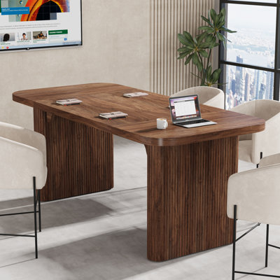 Cuney 62.20" W Rectangle Conference Meeting Room Table