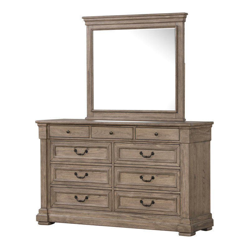 Laniel 9-Drawer Dresser With Mirror