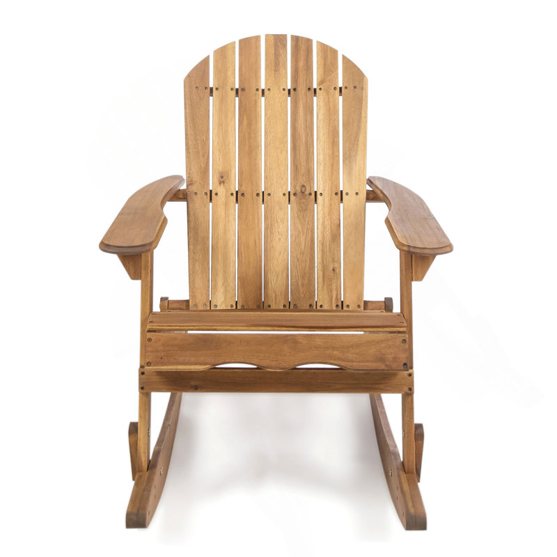 Chaise berçante Malibu Adirondack, Naturel