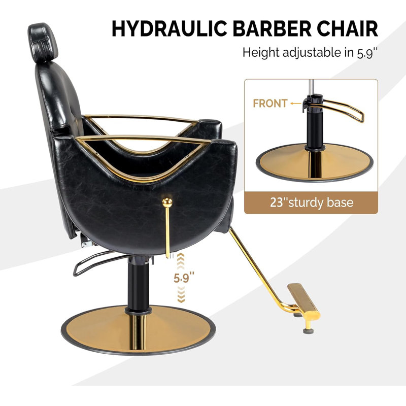 Fauteuil de massage en faux cuir, Similicuir noir