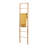 Elegant Dark Wood Ladder Towel Rack-1917266133