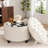 Button-Designed Upholstered Ottoman With Storage-855103894