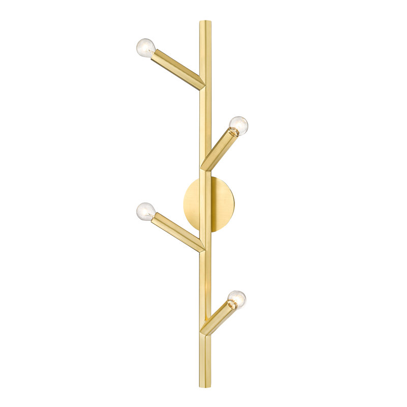 Oaks Wallchiere, Brushed Brass