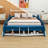 Race Car-Shaped Platform Bed With Wheels-397678375-434214986