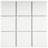 Porcetile 11.82 in. x 11.82 in. Squares Matte Porcelain Mosaic Wall and Floor Tile-69567400