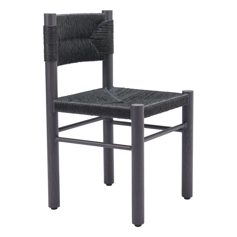 Ensemble de chaises Iska (ensemble de 2), Noir, noir, noir, noir