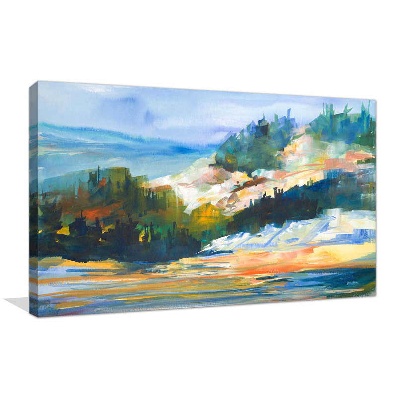 Morning Light - Reproduction d'art sur toile tendue, H 18 po x l 40 po x P 1 po