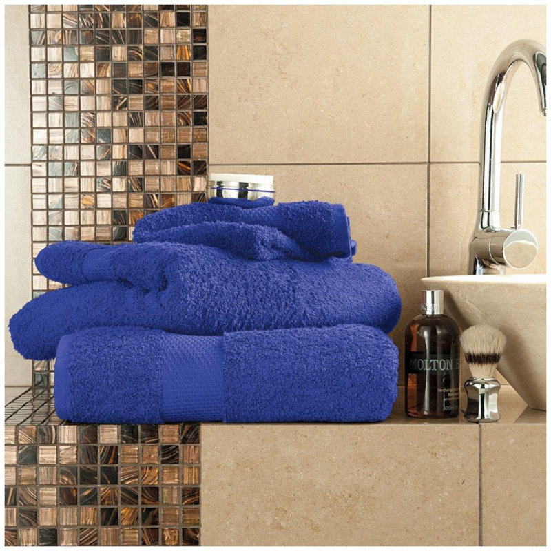 Miami 2 Piece Bath Sheet Same-Size Bale, Royal Blue, Bath Sheet - 2 Pack