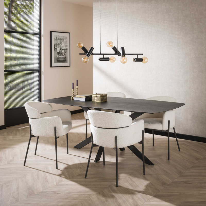 Akeila Metal Dining Table