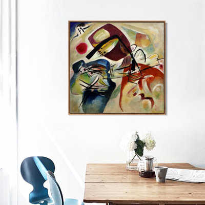 " Con L'arco Nero,1912 " by Wassily Kandinsky Print