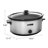 HomeCookin Slow Cooker Oval Manual Pot 8QT Stainless Silver-88779327-88779330